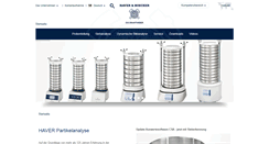 Desktop Screenshot of haver-partikelanalyse.com
